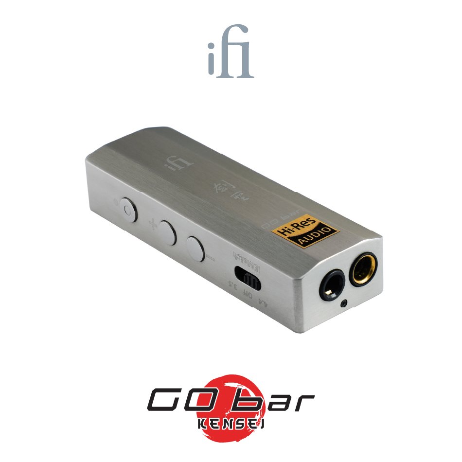 新竹立聲 | iFi Audio Go Bar Kensei 劍聖 隨身hifi解碼耳擴DAC轉3.5立體/4.4平衡