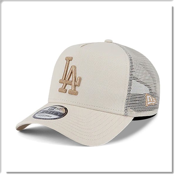 【ANGEL NEW ERA】NEW ERA MLB 洛杉磯 道奇 米白 網帽 9FORTY 卡車帽 大谷翔平 山本由伸