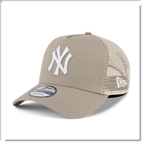 【ANGEL NEW ERA】NEW ERA MLB NY 紐約 洋基 奶茶色 網帽 9FORTY 卡車帽 潮流