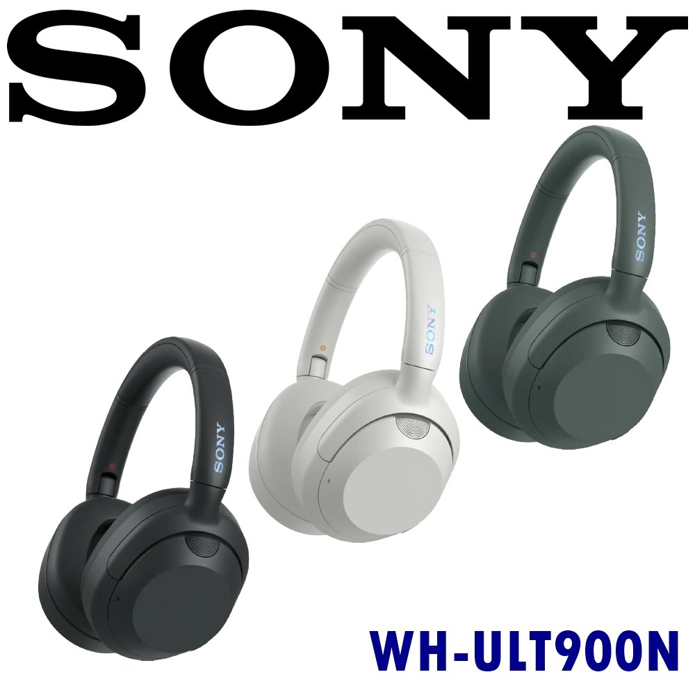 東京快遞耳機館 SONY WH-ULT900N 強力音效降噪耳罩式耳機 3色 30小時長效續航 DSEE精準還原音質