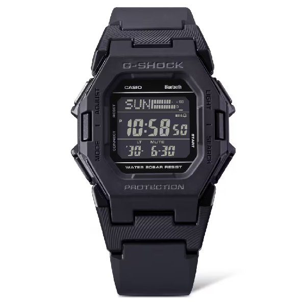 CASIO 卡西歐 GD-B500 系列 GD-B500-1 未來時尚纖薄爆款腕錶 經典黑 41.5mm