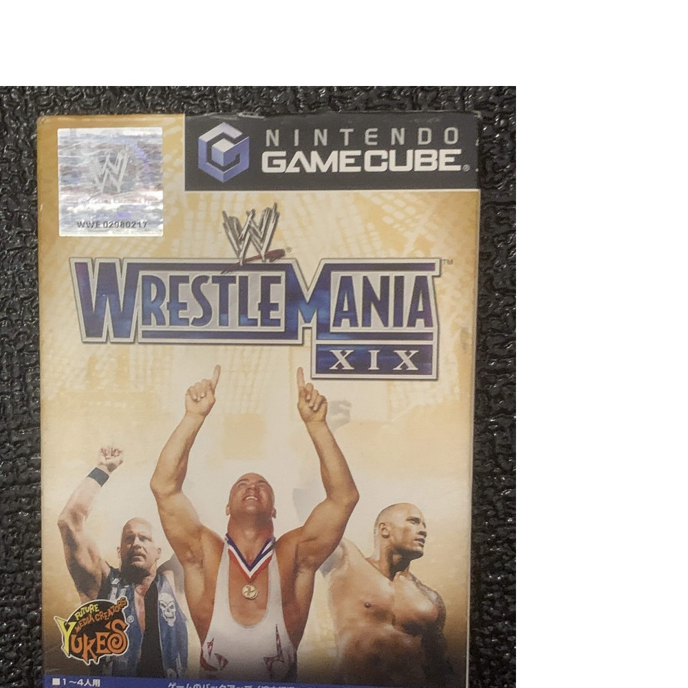土城可面交超便宜【任天堂 NGC GameCube(GC)WrestleMania XIX 摔角電玩遊戲 (純日版)】wii可用 日文原版遊戲片