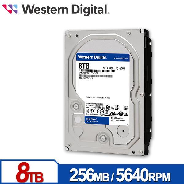 WD 80EAAZ 藍標 8TB 3 . 5吋SATA硬碟