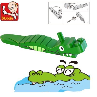 小魯班積木0392 小鱷魚積木拆件器 拆解器 非樂高LEGO相容【坤騰國際】