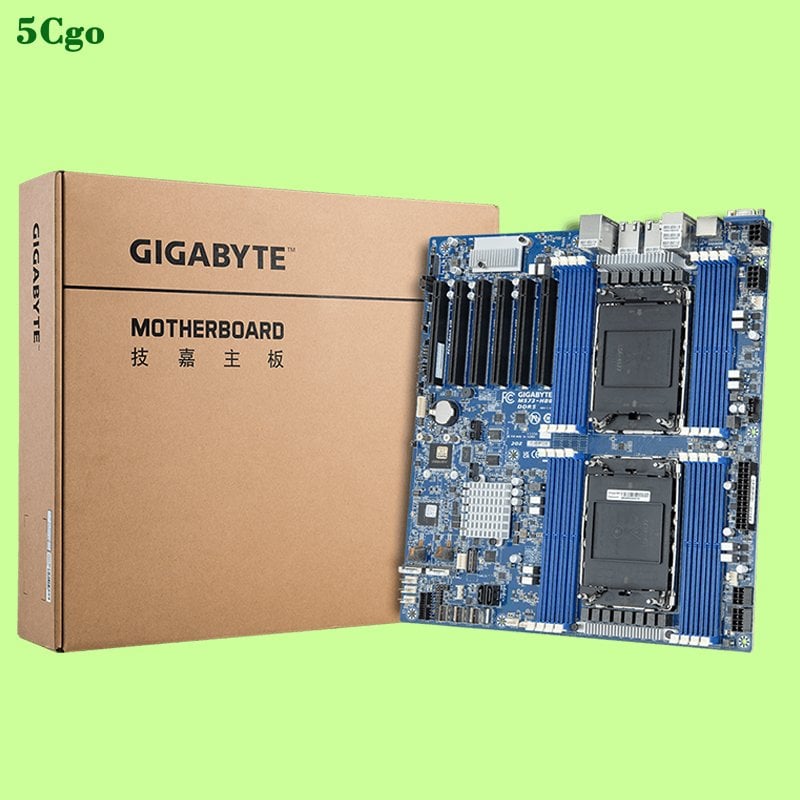 5Cgo【代購七天交貨】Gigabyte/技嘉MS73-HB1雙路主機板DDR5 Xeon鉑金四五代CPU處理器LGA4677