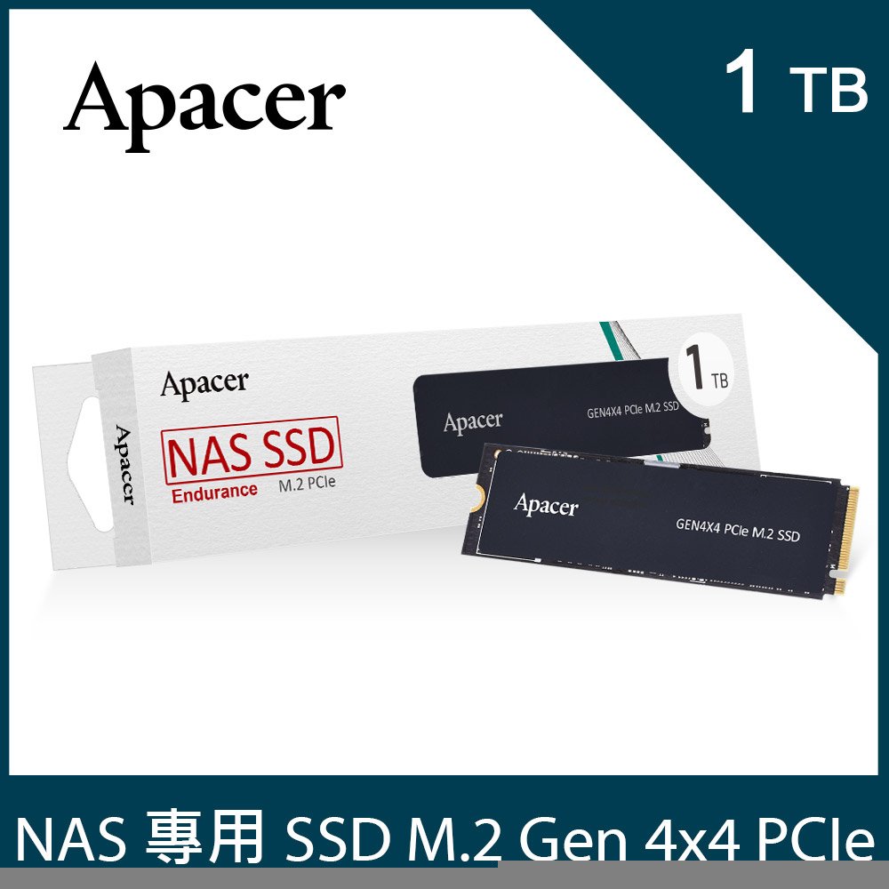 Apacer PB4480 M.2 PCIe 固態硬碟-1TB SSD固態硬碟 (5年有限保固)