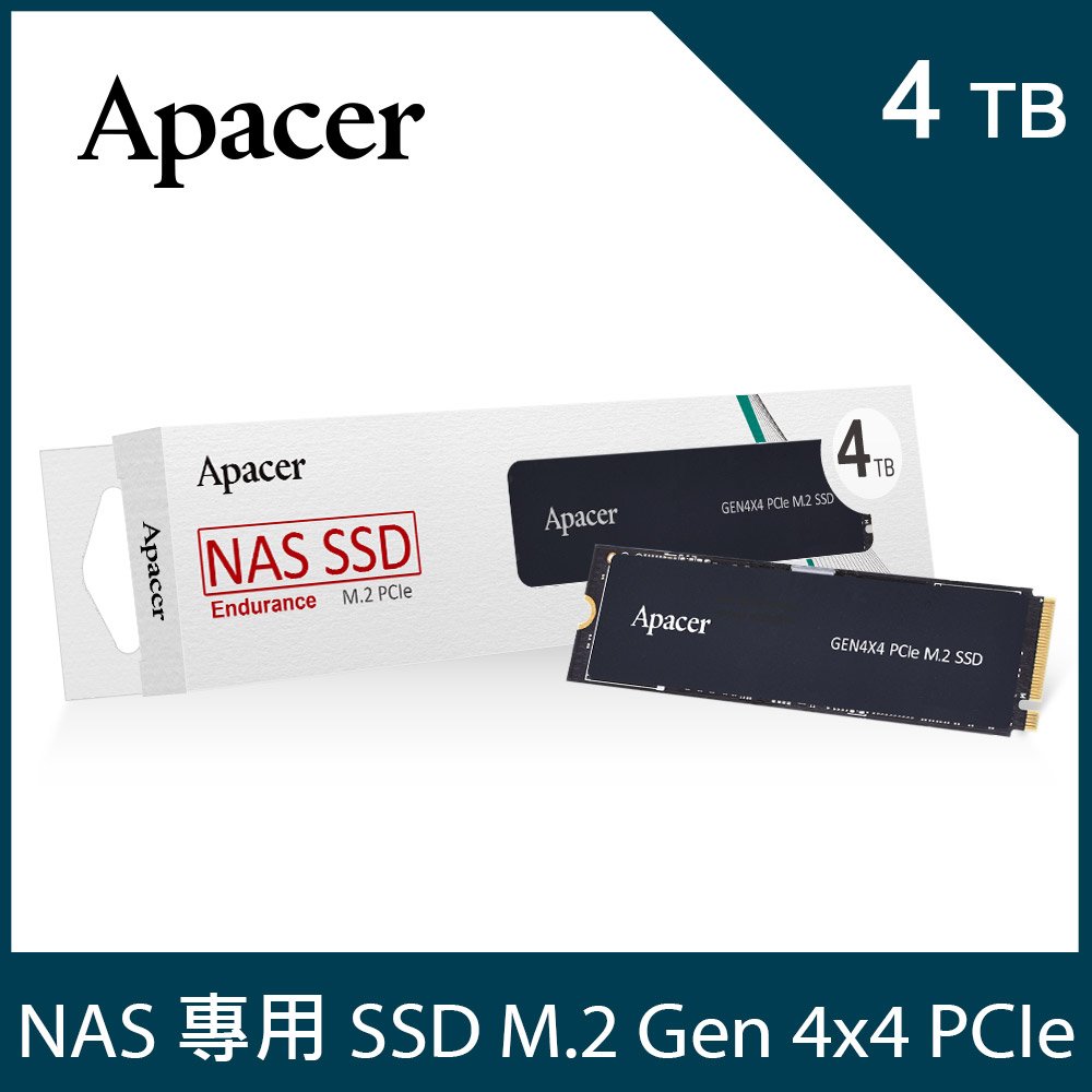 Apacer PB4480 M.2 PCIe 固態硬碟-4TB (5年有限保固)