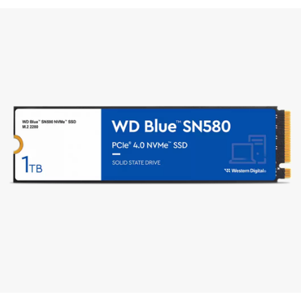 WD Blue SN580 NVMe SSD 1TB (WDS100T3B0E) SSD固態硬碟
