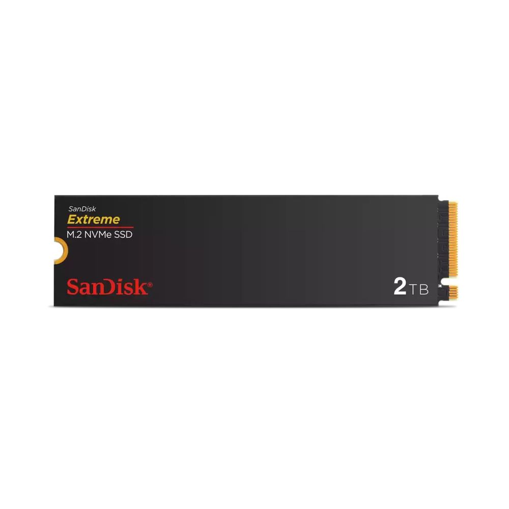 SanDisk Extreme NVMe SSD, 2TB, PCIe Gen 4.0, M.2 2280-S3-M SSD固態硬碟