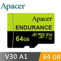 Apacer宇瞻 64G High Endurance microSDXC V30 A1 (U3) 高效耐用記憶卡
