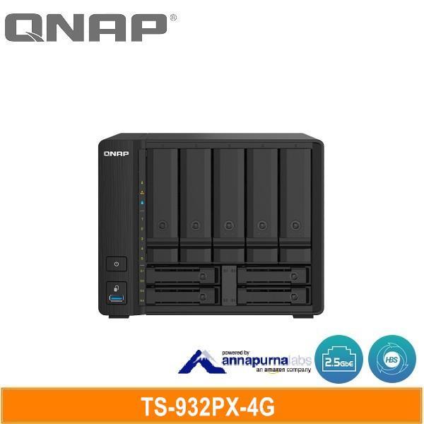 QNAP TS-932PX-4G 網路儲存伺服器