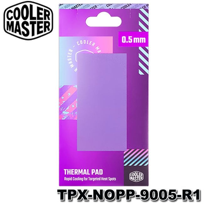 【MR3C】含稅 CoolerMaster Thermal Pad 導熱片 0.5mm TPX-NOPP-9005-R1