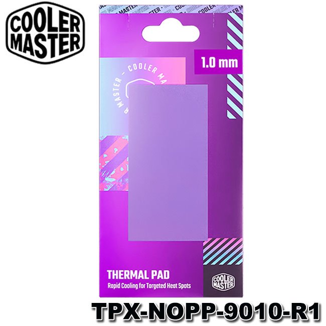 【MR3C】含稅 CoolerMaster Thermal Pad 導熱片 1.0mm TPX-NOPP-9010-R1