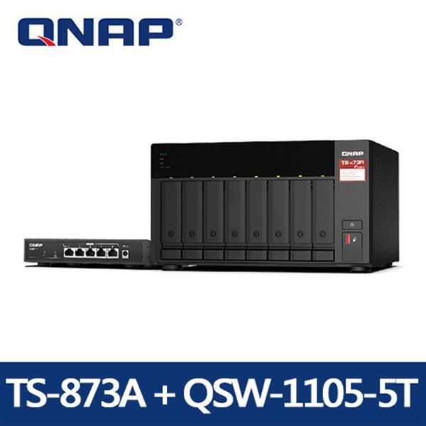 QNAP TS - 873A - SW5T 網路儲存伺服器