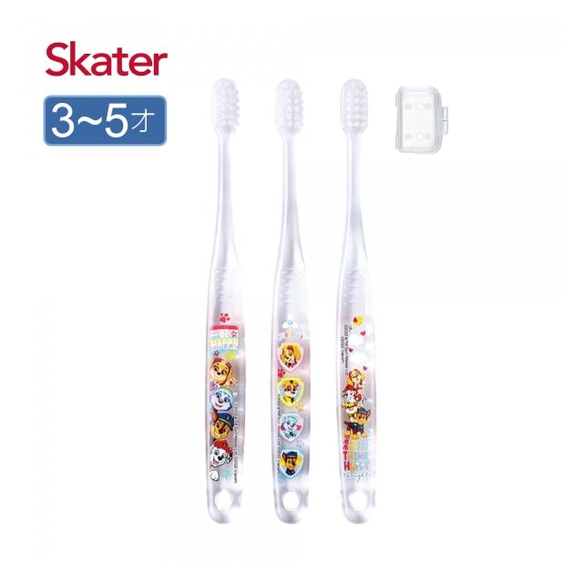 Skater兒童牙刷(3-5歲)3入組-(紫)汪汪隊(4973307601934) 139元