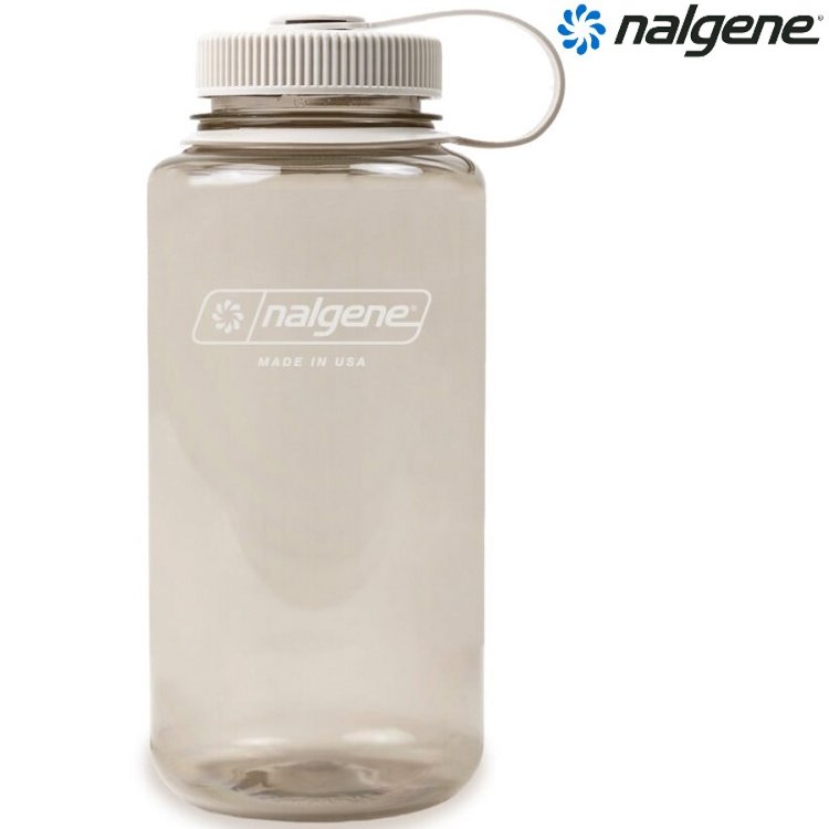 Nalgene 1000cc 寬嘴水壺/運動水瓶/寬口瓶 Tritan Sustain 美國製 2020-5132 棉花