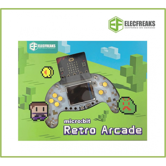 ELECFREAKS micro:bit 遊戲把手 彩屏手柄式擴充板 Retro Programming Arcade (含micro:bit)