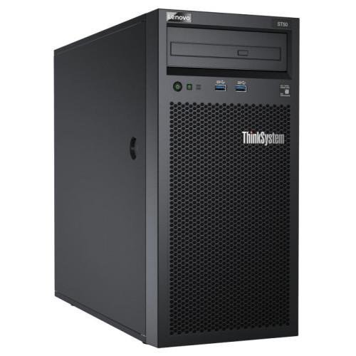 Lenovo ST50 V2 直立式伺服器 (7D8JS03C00)【Intel Xeon E-2324G / 16GBx2 / 2x480G SSD / DVD】