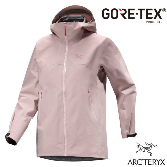 【ARCTERYX 始祖鳥】女 Beta Gore-Tex 防水透氣連帽外套(僅300g).風雨衣/輕薄耐磨/X000009239 野玫瑰粉