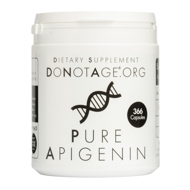 芹菜素 APIGENIN donotage 膠囊/粒 X250mg 用於調節 CD38 水平 提高體內 NAD+