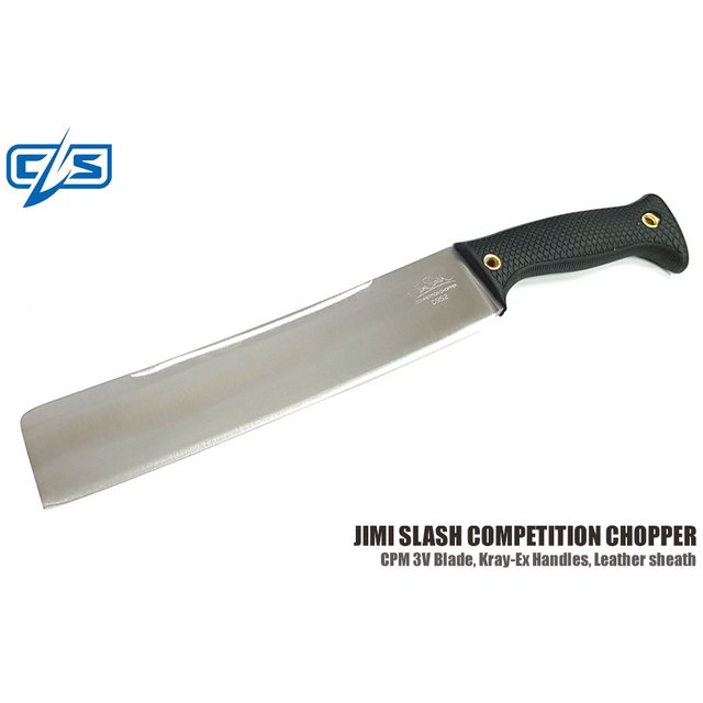 COLD STEEL JIMI SLASH COMPETITION CHOPPER 競技用方型砍刀 -CPM-3V鋼 (Satin處理)-【限量1,000把】CS FX-10CHP