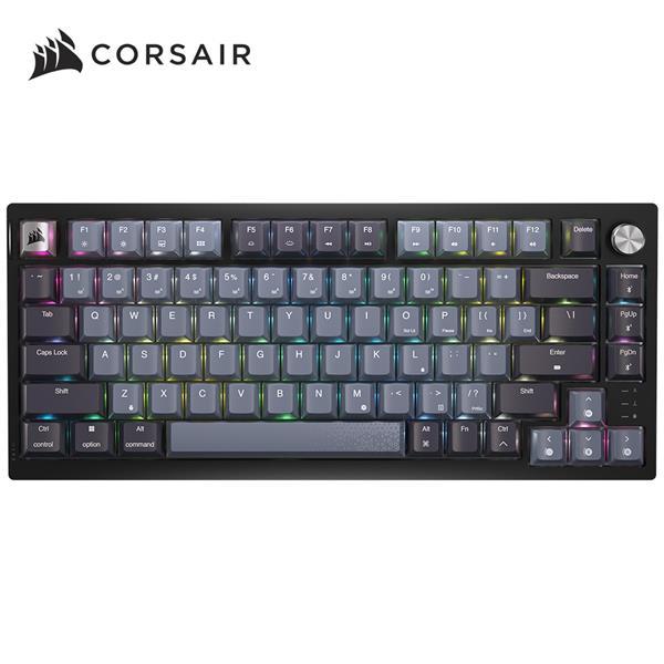 海盜船CORSAIR K65 PLUS WIRELESS 三模無線機械式電競鍵盤【灰】