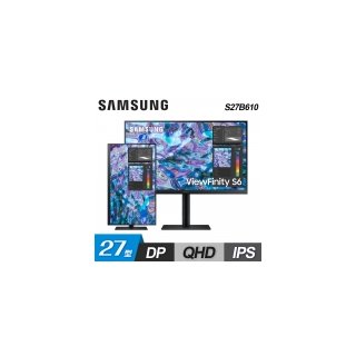 【SAMSUNG 三星】S27B610 27型 2K IPS 窄邊美型螢幕