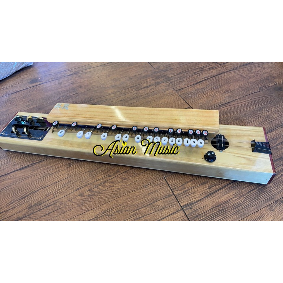 亞洲樂器 原木中山琴 (大正琴)、拾音器款、附專用高級硬盒、外銷日本演奏級、日本課本