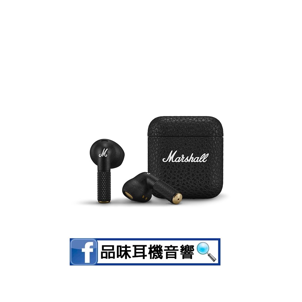 【品味耳機音響】英國 Marshall Minor IV Bluetooth 真無線藍牙耳塞式耳機 - 經典黑