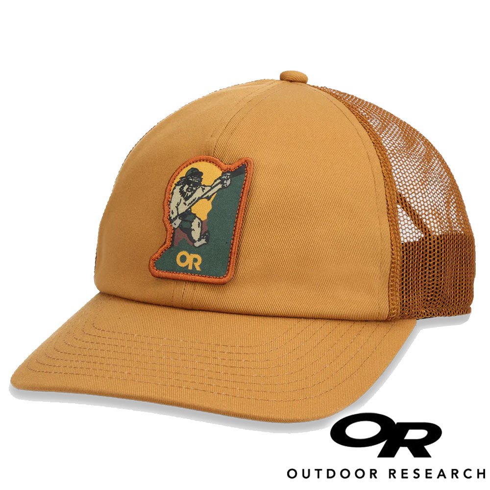 【OR 美國】Squatch Trucker Lo Pro透氣帥氣鴨舌帽『古銅』301012 戶外 露營 登山 健行 休閒 時尚 遮陽 遮陽帽 鴨舌帽 棒球帽