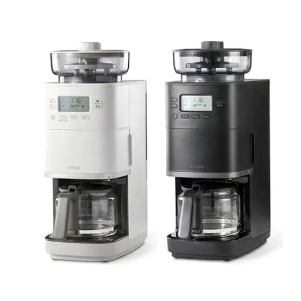 (免運) siroca CM-6C261 錐形全自動咖啡機 研磨 磨豆 美式咖啡機 自動計量 不鏽鋼濾網 6杯份日本公司貨