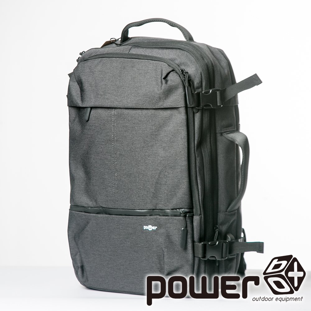 【Power Box】都會商務雙肩包『暗灰』P23752 戶外.旅遊.自助旅行.多隔間.後背包.商務包.肩背包.手提包.行李包