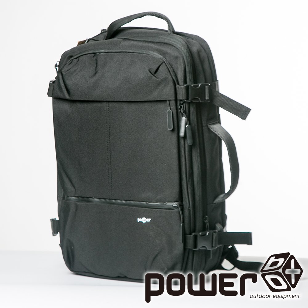 【Power Box】都會商務雙肩包『黑』P23752 戶外.旅遊.自助旅行.多隔間.後背包.商務包.肩背包.手提包.行李包