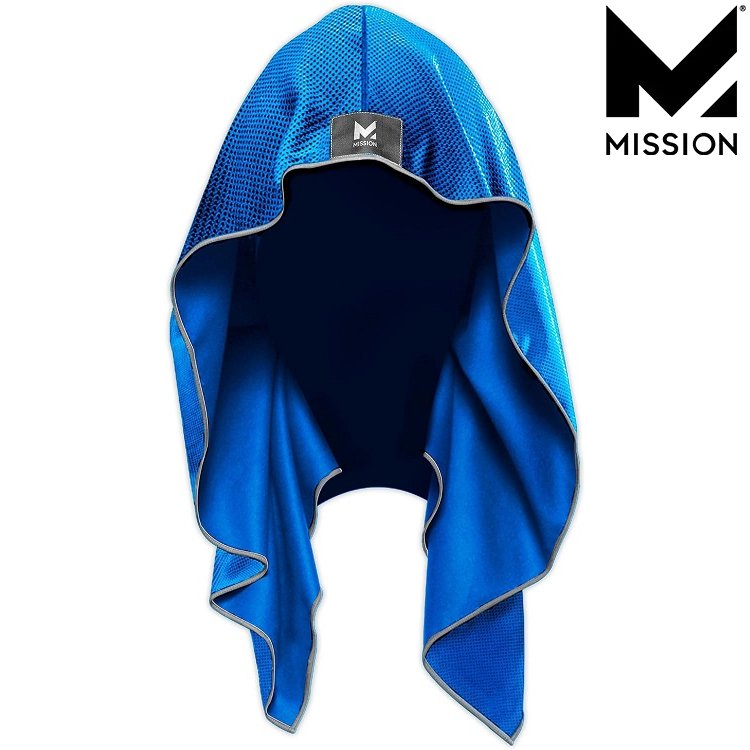 Mission Hoodie Towels 美國水冷瞬涼連帽運動巾 KA12UA800004 藍