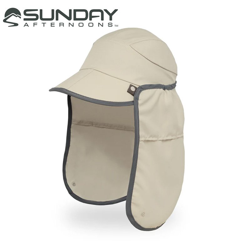 Sunday Afternoons|美國|Sun Guide抗UV可拆折輕量透氣鴨舌帽 SAS2A07075B砂岩