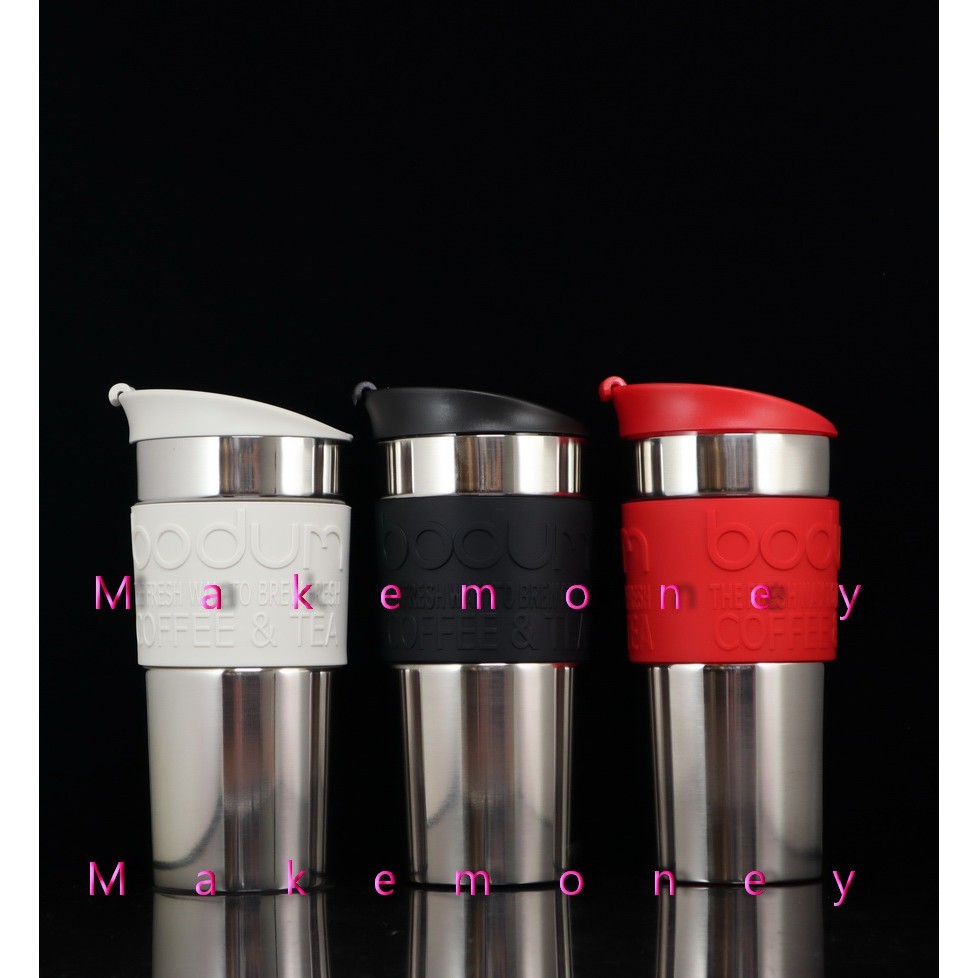 Bodum波頓 丹麥品牌 不锈鋼真空隨行杯TRAVEL MUG 保溫杯 咖啡杯 350ml 公司貨