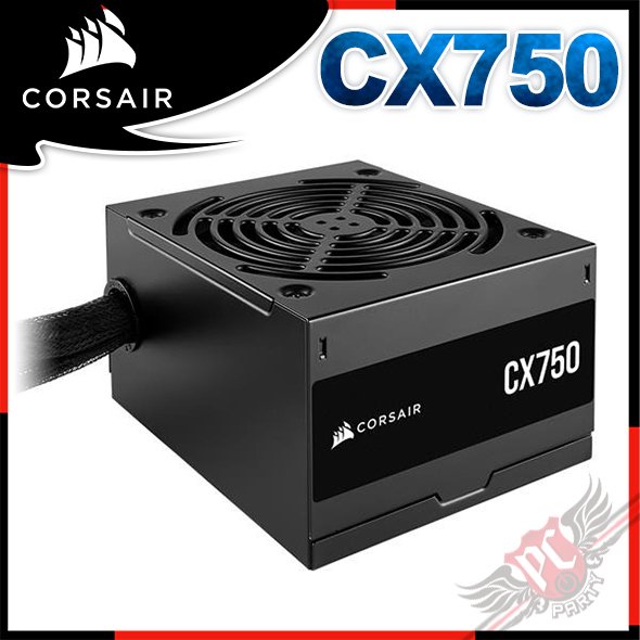 [ PCPARTY ] 海盜船 CORSAIR CX750 銅牌 750W 電源供應器 CP-9020279-TW