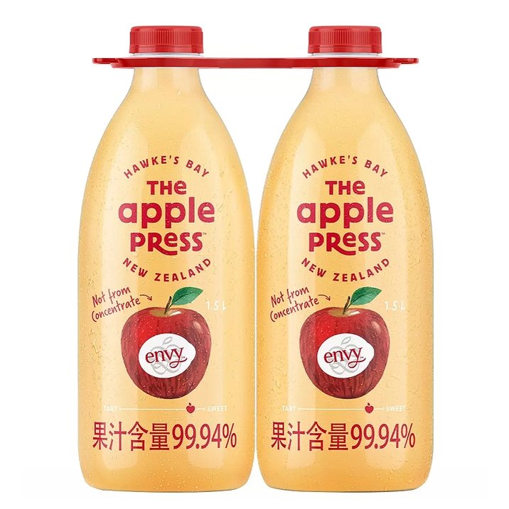 [COSCO代購4] C135292 The Apple Press 紐西蘭愛妃蘋果汁 1.5公升 X 2入