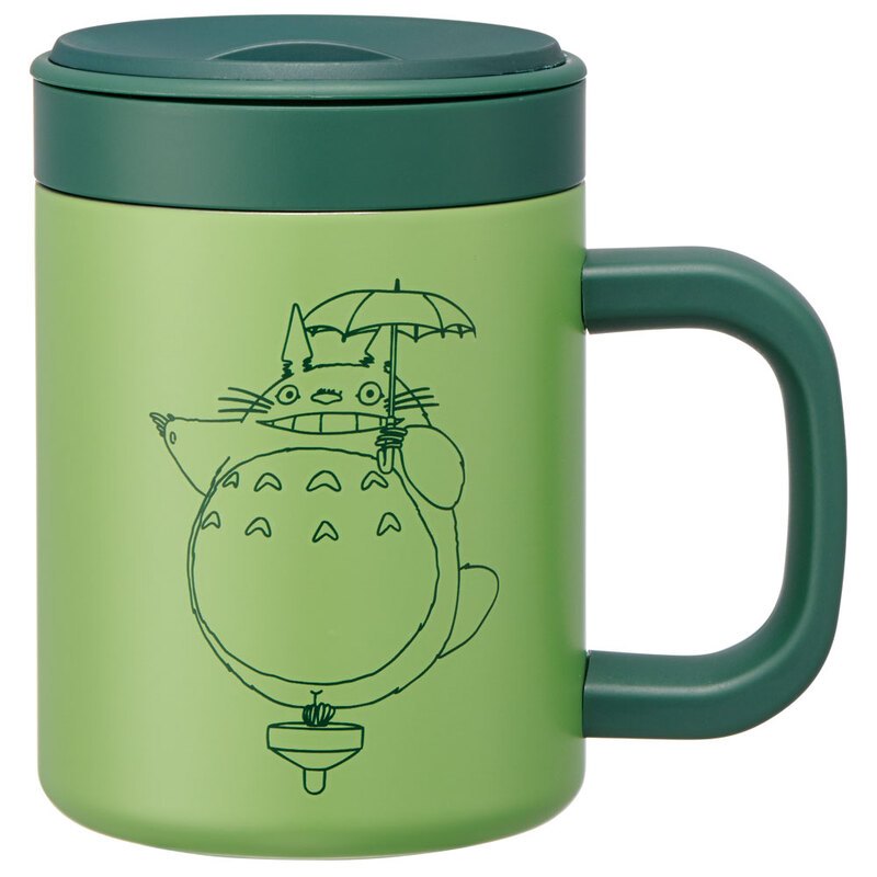 JPGO 宮崎駿 吉卜力 龍貓 龍貓飛揚綠 不鏽鋼 保溫冷 內側可分離 保溫杯 馬克杯 保冷杯 杯子 杯