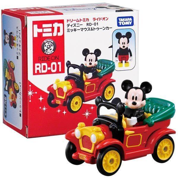 JPGO 迪士尼 TOMY車 RD01 米奇 老式汽車 TOMICA TAKARATOMY 小車 玩具車