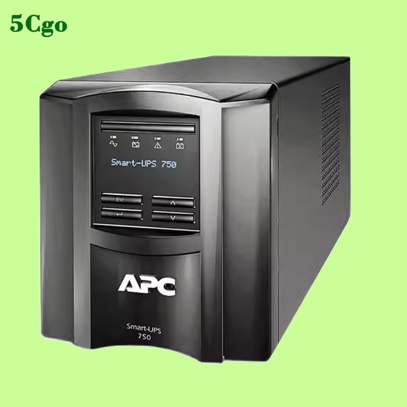 5Cgo【一店】施耐德APC SmartUPS SMT750I-CH 750VA/500W在線互動UPS不間斷電源企業辦公機房伺服器電源