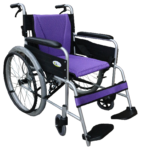 JR200S 日式強化款雙層鋁輪椅(藍/紫)
