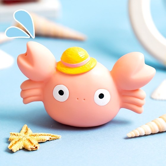 JPGO 宮崎駿 吉卜力 龍貓 小梅 螃蟹大作戰 噴水玩具 洗澡噴水玩具 沙灘戲水玩具