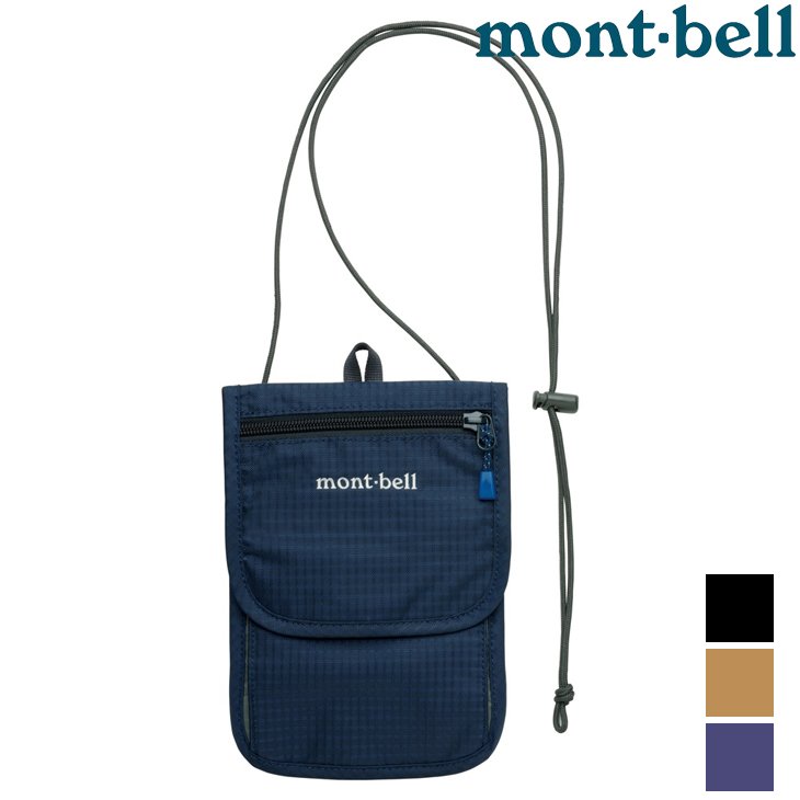 【台灣黑熊】日本 mont-bell 1123894 Travel Wallet 防盜錢包 護照包 隨身包 旅行證件包