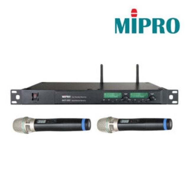 亞洲樂器 MIPRO ACT-323/ACT32HC*2 (三段式) 無線麥克風系統