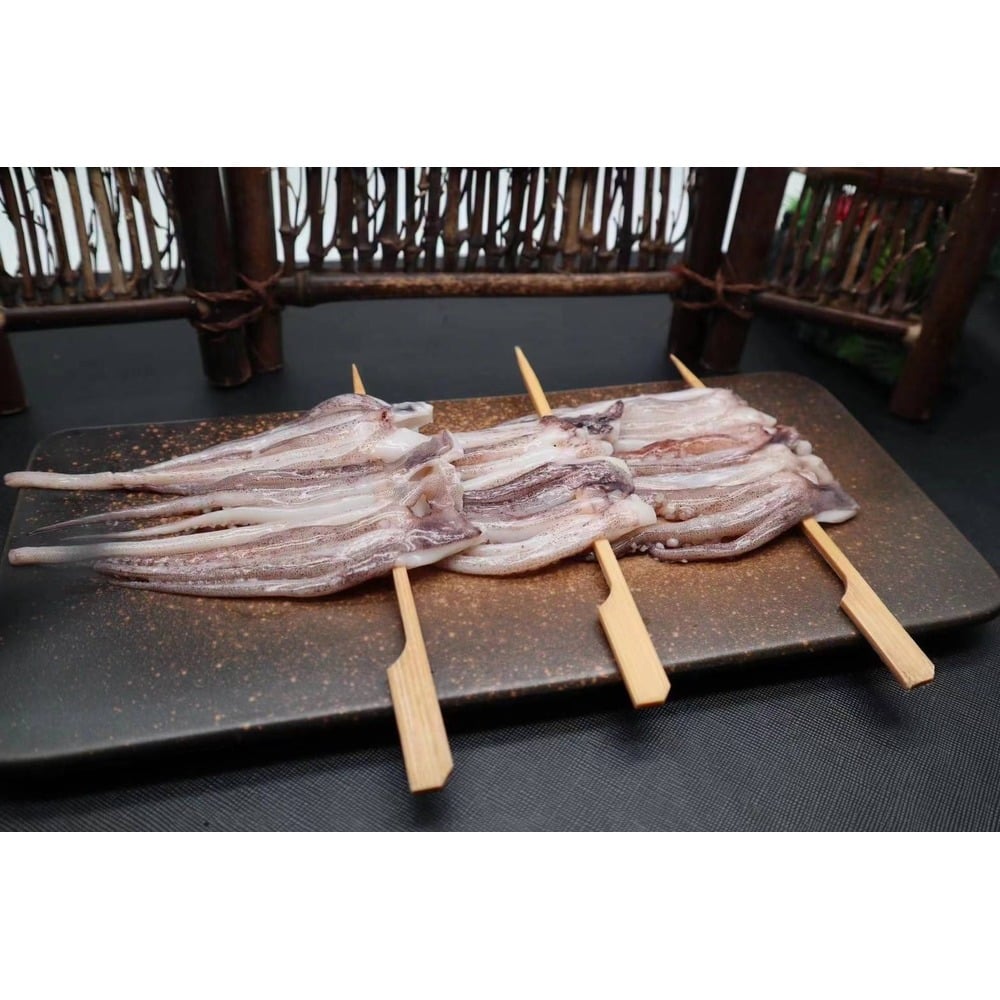 【萬象極品】日式魷魚鬚串燒(20串)/約500g