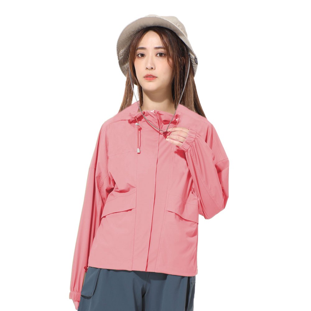 【Takaka】女涼感帥氣短版外套『妃紅色』P54810 戶外 露營 登山 健行 休閒 時尚 涼感 透氣 外套