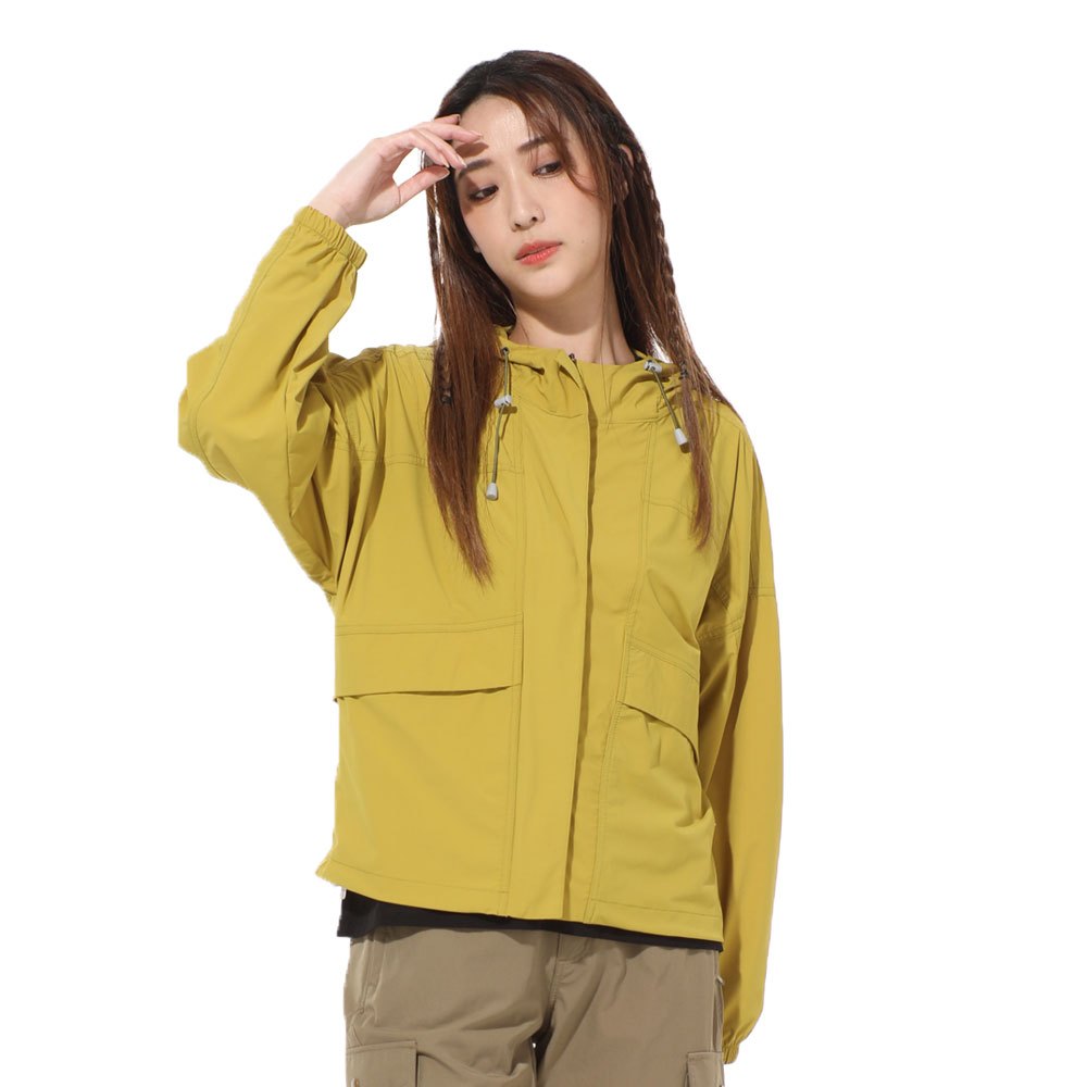 【Takaka】女涼感帥氣短版外套『姜黃色』P54810 戶外 露營 登山 健行 休閒 時尚 涼感 透氣 外套