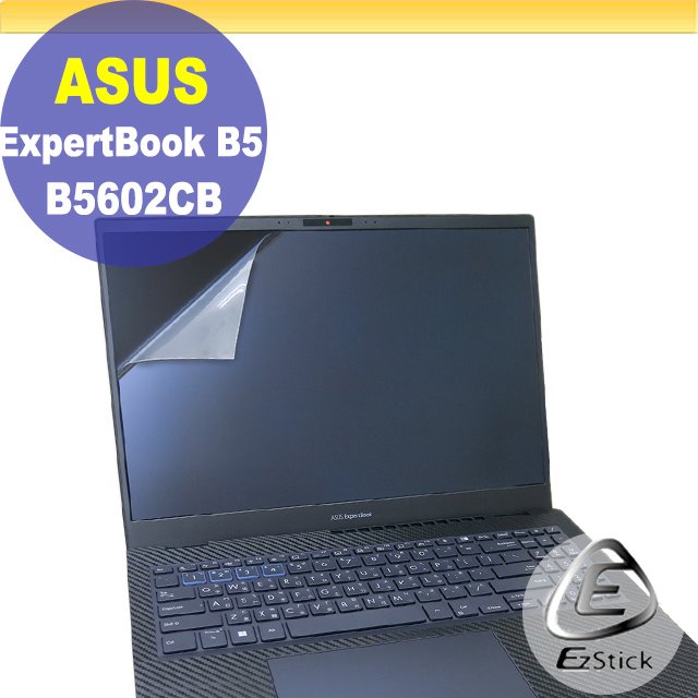 【Ezstick】ASUS ExpertBook B5 B5602CB 靜電式筆電LCD液晶螢幕貼 (可選鏡面或霧面)