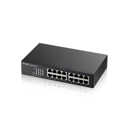 Zyxel GS1100-16v3無網管型16埠Gigabit交換器 GS1100-16-US0103F